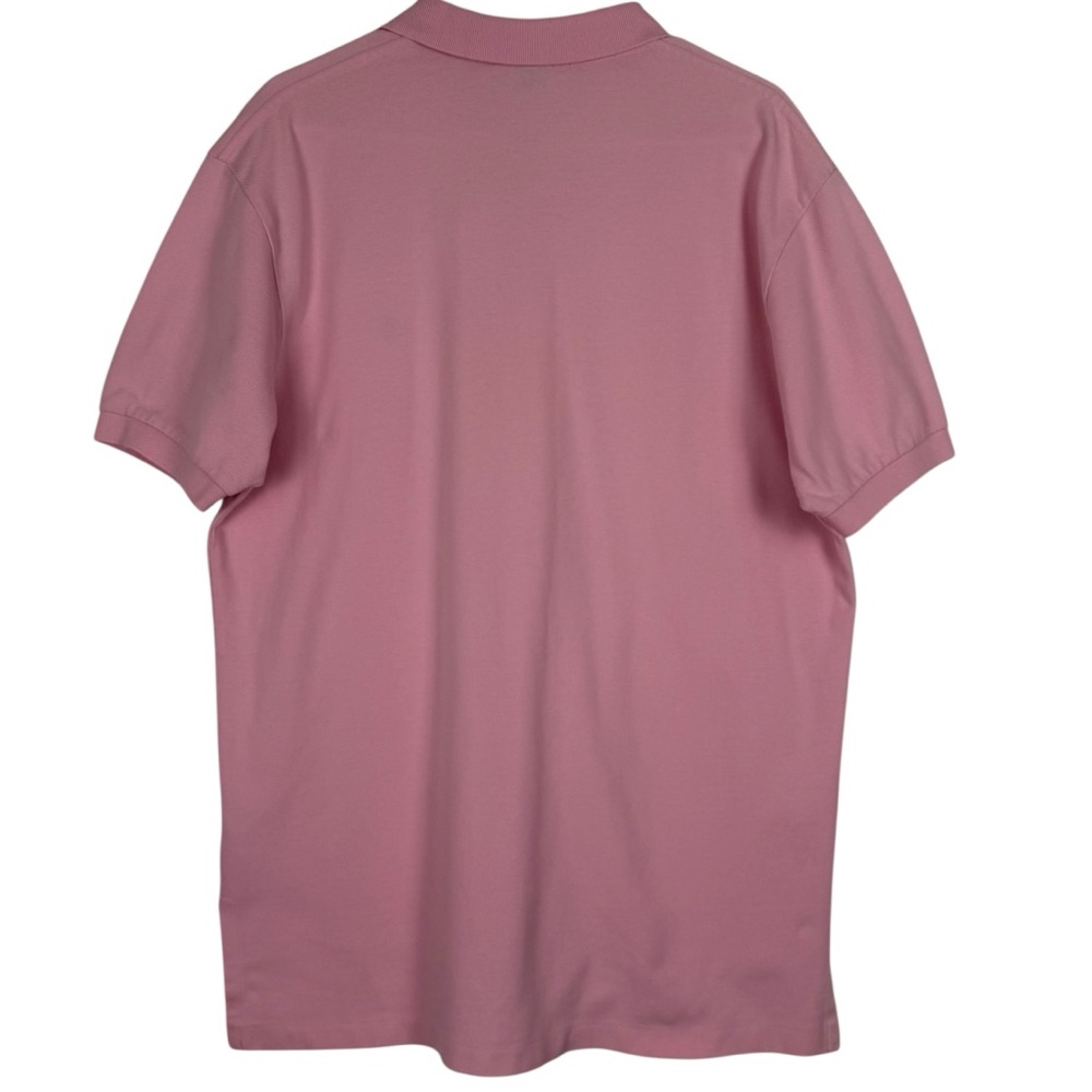 Vtg. Y2K Polo Ralph Lauren Classic Fit Short Sleeve Cotton Polo Shirt Pink Large - Picture 3 of 13